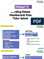 Materi 4 Bonding Dalam Pola Tidur Sehat