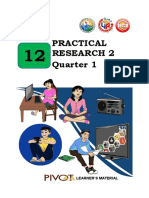 Grade 12 PRACTICAL RESEARCH 2 Week 8