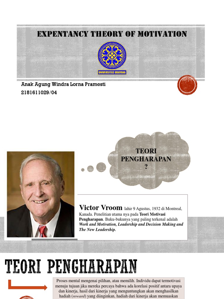 Expentancy Theory of Motivation | PDF