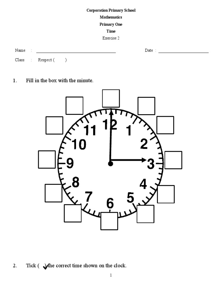 Time Exercise 2 PDF