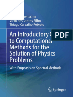 An Introductory Guide To Computational Methods For The Solution of Physics Problems