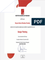 Certificado Design Thinking