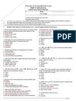 Soal PTS Akidah Akhlak Kelas 7