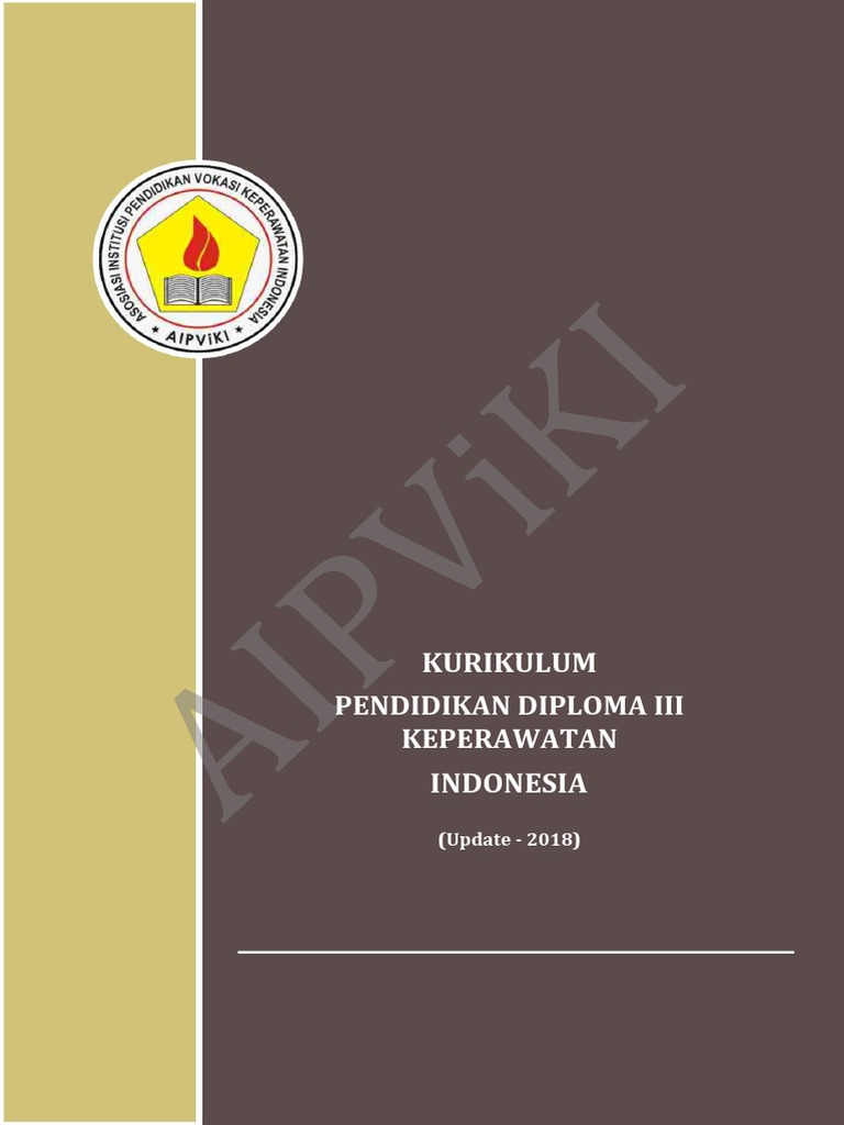 Kurikulum D3 Keperawatan Update 2018 Pdf