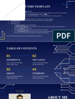 Electronic Circuit Style CV by Slidesgo