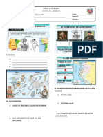 Viajes de Francisco Pizarro Ficha de Trabajo