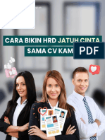 Cara Bikin Hrd Jatuh Cinta Sama CV