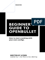 Beginner's Guide to Making OpenBullet Configs