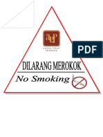 Dilarang Merokok