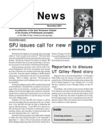 November 2001 Spot News
