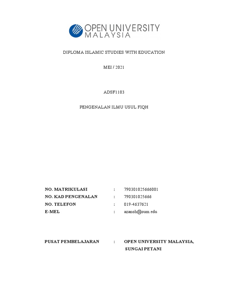 Adsf1103 - Tugasan 21 | PDF