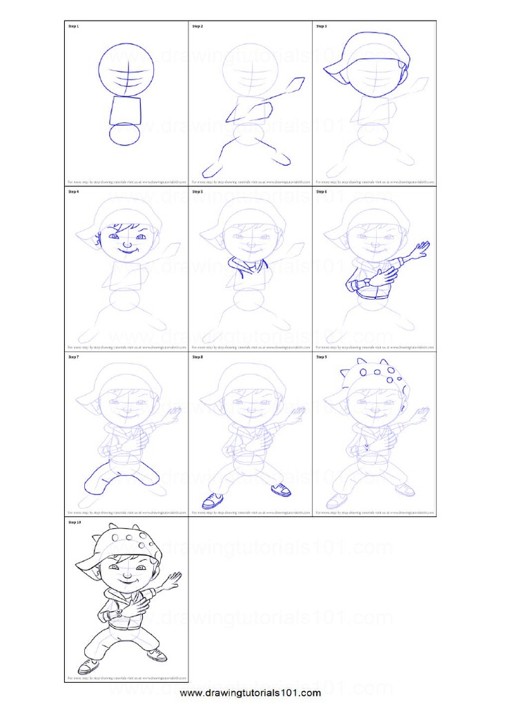 Boboiboy Drawing Pdf