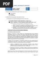 Annex C. Materiality Template