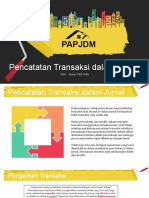 Pencatatan Transaksi dalam Jurnal