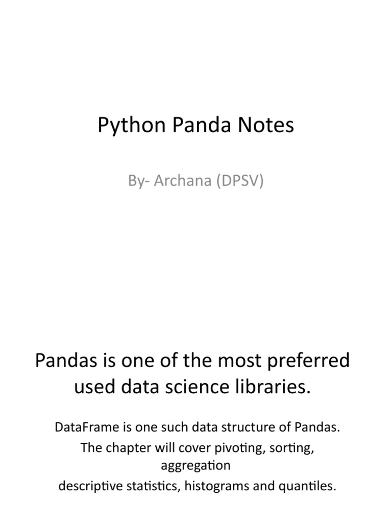 Python pandas new sylabus pdf array data structure array data type