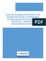 Anexo 3.3 Esquema Proyecto de Investigación EGPR