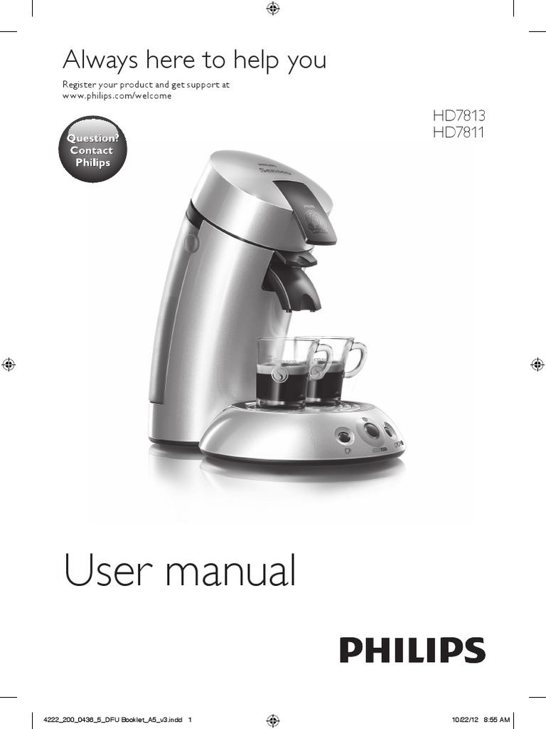 Cafeteira Senseo Manual PDF Reservatório de petróleo Café