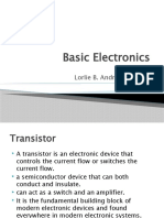 Basic Electronics: Transistors, BJTs, FETs & Resistors Explained