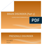 Materi BRAIN DISORDER (Part 3) Alzeimer Dan Pick