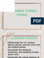 L5 21st Century Lit. Genres