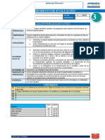 Evaluación religión institución educativa