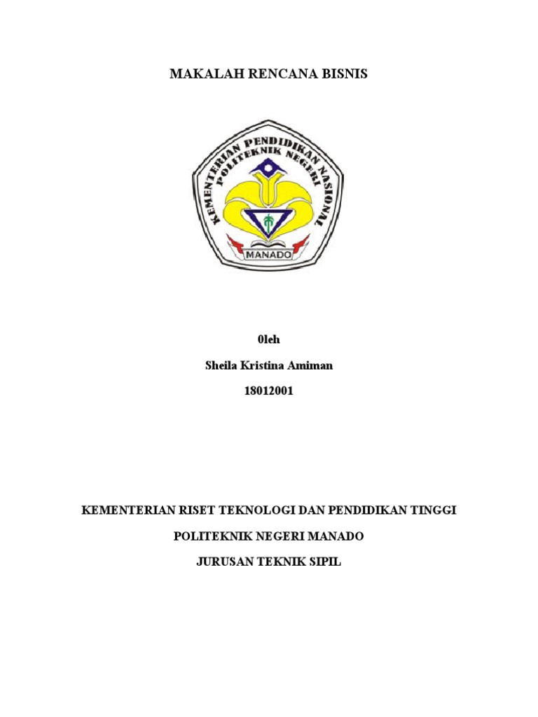 Rencana Bisnis untuk Wirausaha Baru | PDF