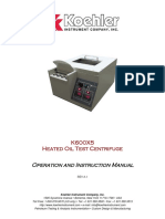 Koehler Heated Oil Test Centrifuge