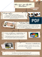 Infografía de Proceso Proyecto Collage Papel Marrón