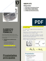 Propiedades y estructura del plomo