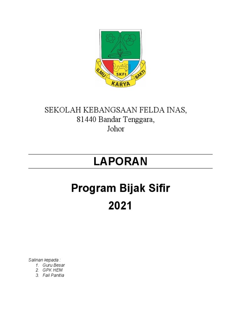Laporan Program Bijak Sifir 2021 Pdf