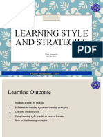 Learning Style and Strategies 05102022