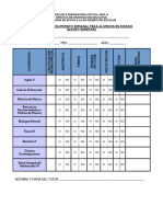 Formato de Seguimiento Semanal para Alumnos de Riesgo 5to