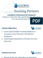 Candidate PD S5 - Interview Tips and Strategies - Preparing For A Successful Interview