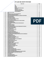 Daftar Isi Sop Poned