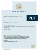 1976 Identification of Processes in Closed Loop Ljung