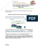 Actividad 4. Exploración Del Examen Digital y Prueba en Línea