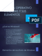 Sistema Operativo Windows y Sus Elementos