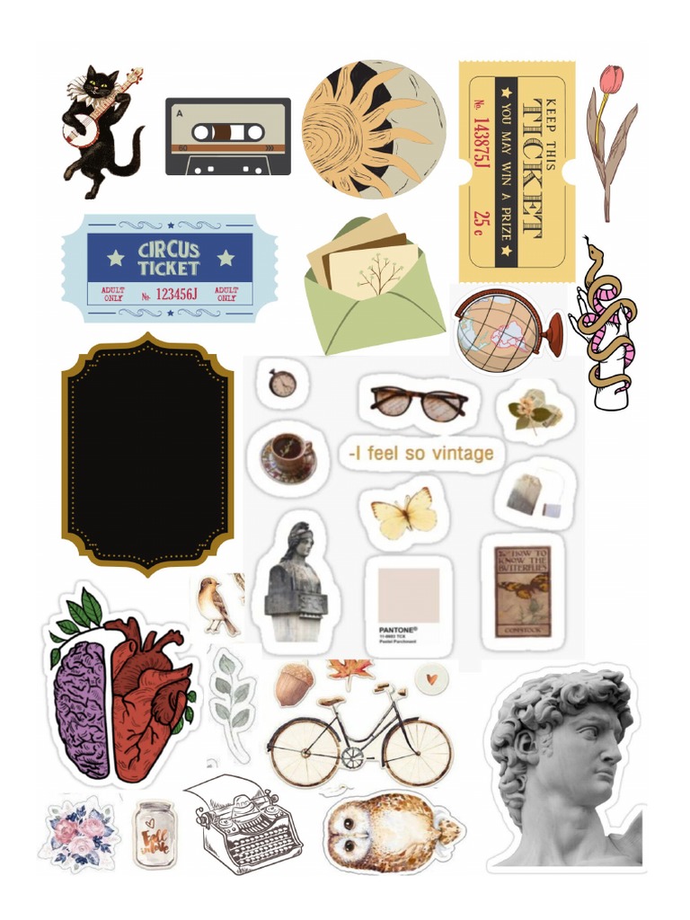 Aesthetic Sticker Design | PDF