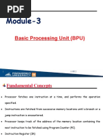 COA Module - 3 (BPU Unit)