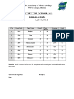 Mark Sheet 01