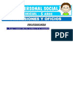 Profesiones y Oficios para Ninos de Cinco Anos