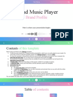 Cloud Music Player Brand Profile by Slidesgo