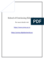 School of Continuing Education Prospectus 2022-23