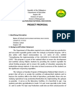 Matuguinao National High School Vegetable Garden Project Proposal