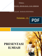 Presentasi, Pidato, Ringkasan, dan Resensi