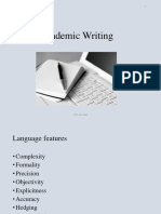 Academic Writing Style