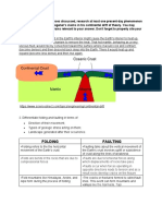 Earth Science Cluster Deformation