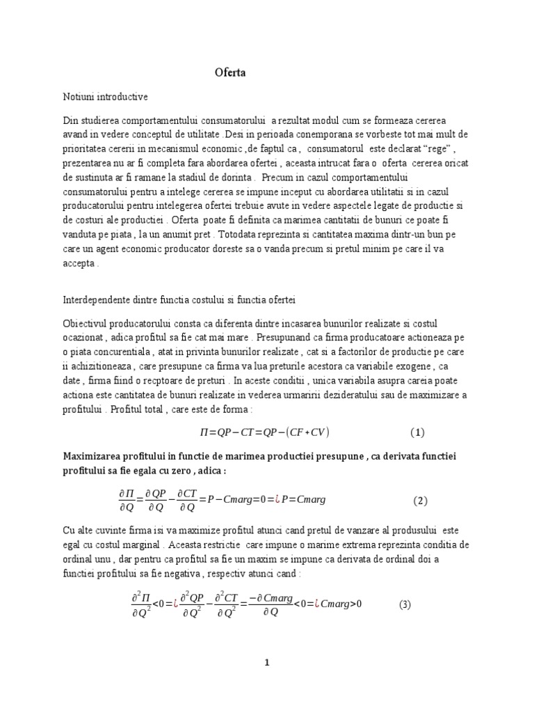 Oferta | PDF