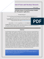 Impact of Sleep and Brain Science of Lucid Dreaming Insights Into Therapeutic Applications