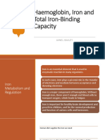 Haemoglobin J Iron and Total Iron-Binding Capacity